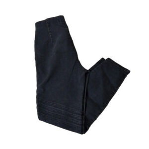 Free People black side zip Moto skinny jeans